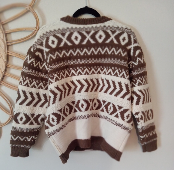 VICI Dean Abstract Print Pullover Sweater Size S P2P 25 - Picture 8 of 12